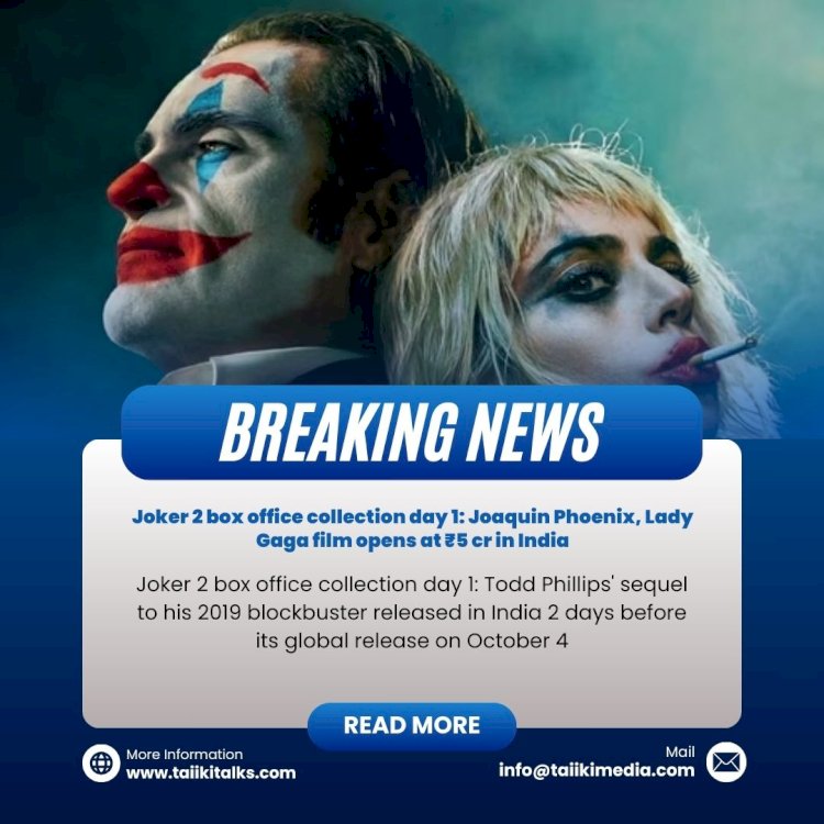 Joker 2 box office collection day 1: Joaquin Phoenix, Lady Gaga film opens at ₹5 cr in India