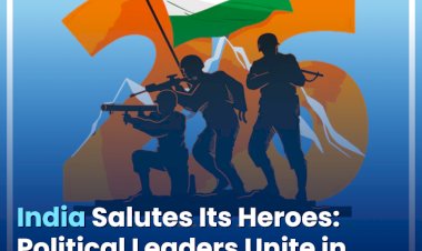 Kargil Vijay Diwas: Political Leaders Unite to Honor the Nation’s Brave Warriors