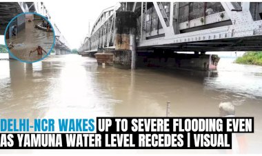 Delhi-NCR Wakes Up to Severe Flooding Even as Yamuna Water Level Recedes | Visual