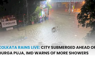 Kolkata Rains Live: City Submerged Ahead of Durga Puja, IMD Warns of More Showers